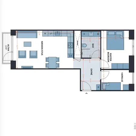 Appartement Bohemian Luxury In Carlsberg - 2 Bedrooms
